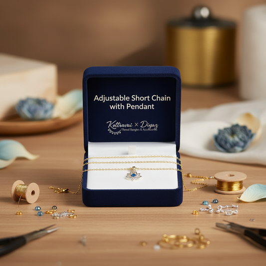 Adjustable Short Chain with Pendant [DB-005]